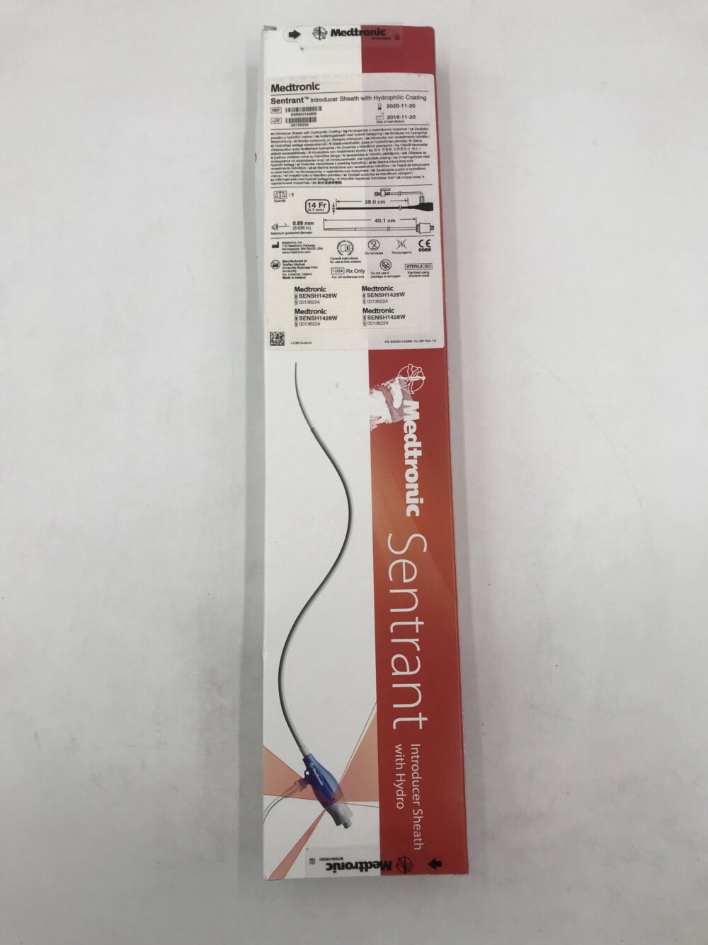 Medtronic SENSH1428W Sentrant Introducer Sheath with Hydrophilic