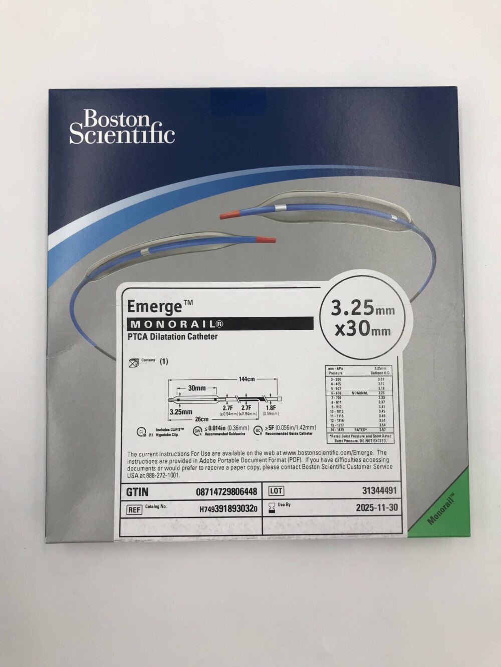 BOSTON SCIENTIFIC 391893032 Emerge Monorail PTCA Dilatation 
