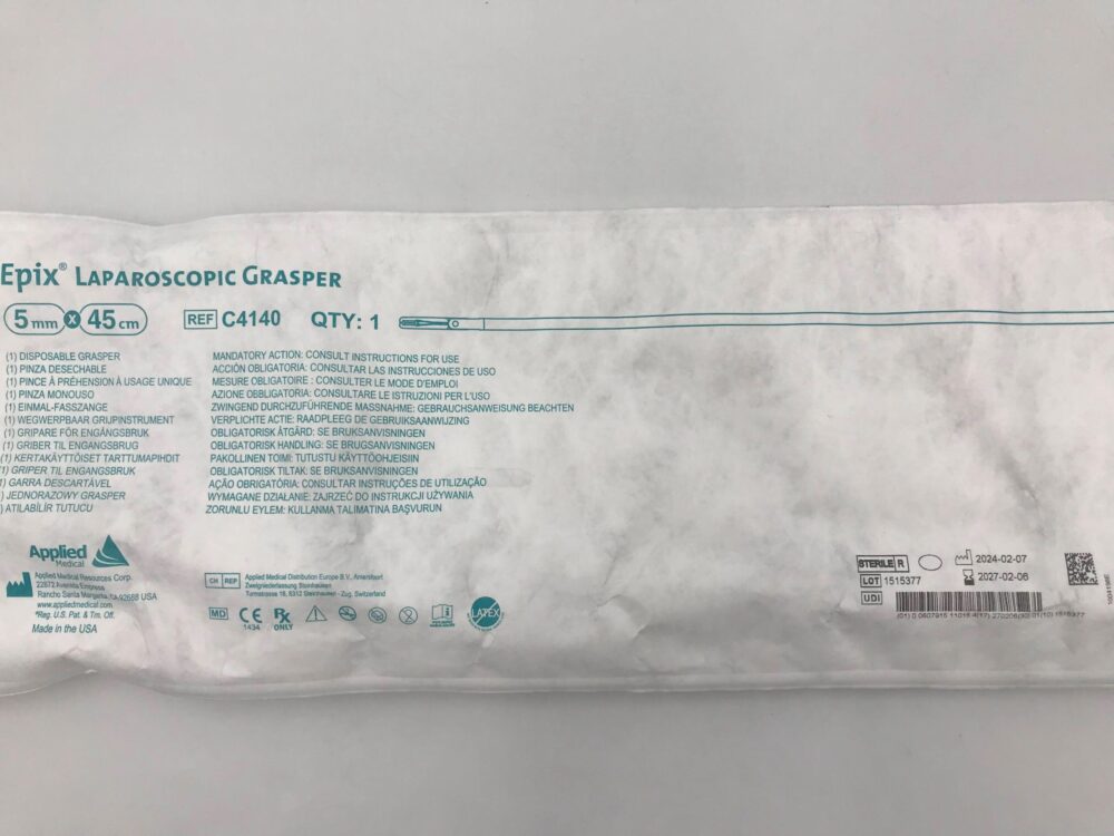APPLIED MEDICAL C4140 Epix Laparoscopic Grasper 5mm x 45cm GB TECH USA