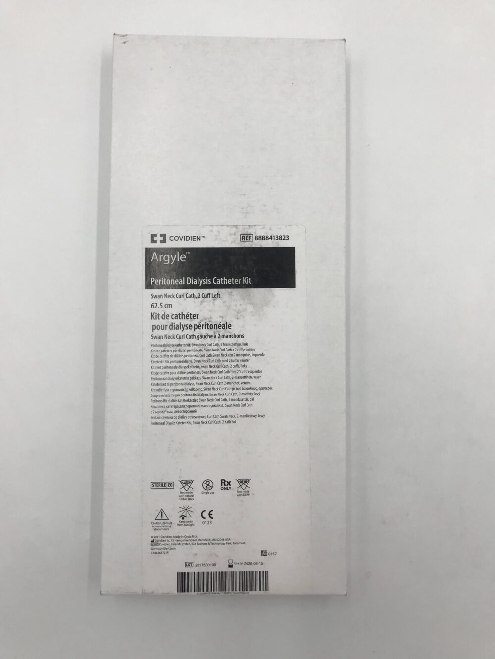 COVIDIEN 8888413823 Argyle Peritoneal Dialysis Catheter Kit, Swan Neck